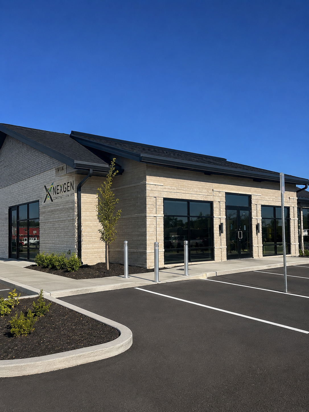 Commercial roofing project